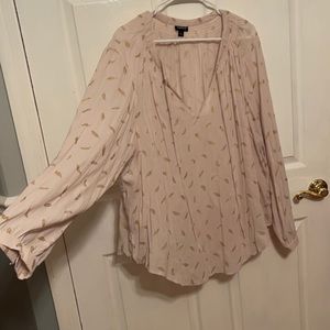 Cream and gold blouse